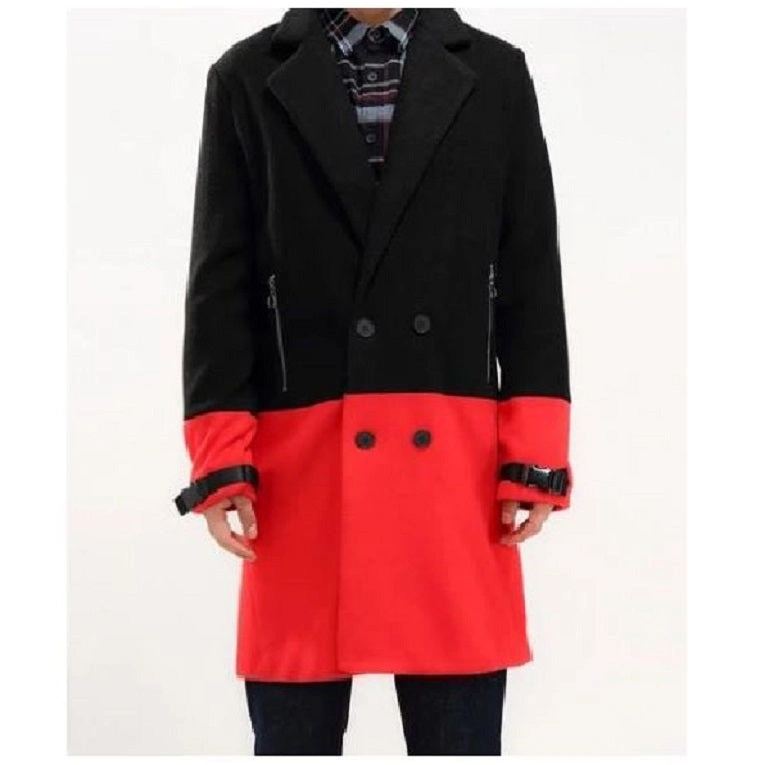 Punainen "Half Way There" - Klassinen miesten trenchcoat, tyylikäs ja lämmin.